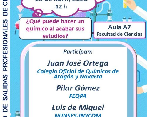 Cartel salidas Química 2026